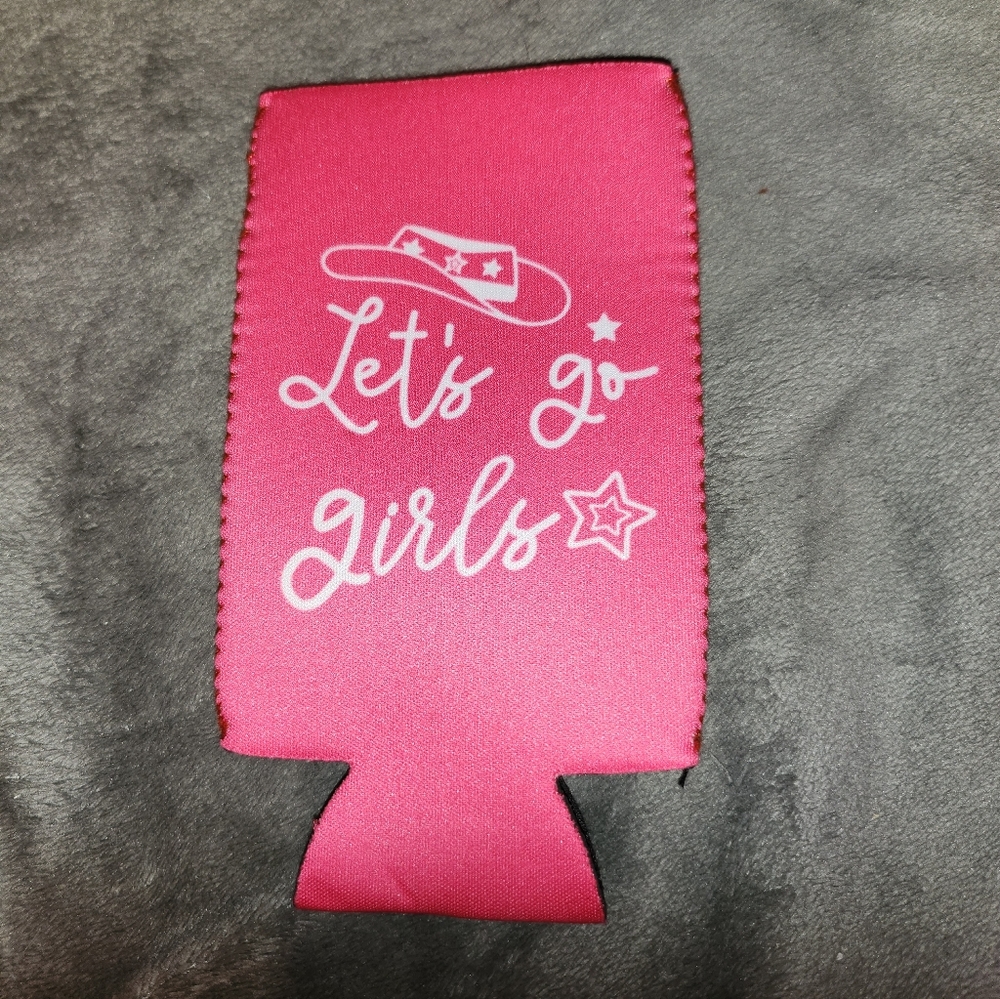 Pink Let's Go Girls Can Cooler